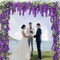 Artificial Flowers Garland, 2Pcs 7.2Ft/Piece Silk Fake Wisteria Vine Kit